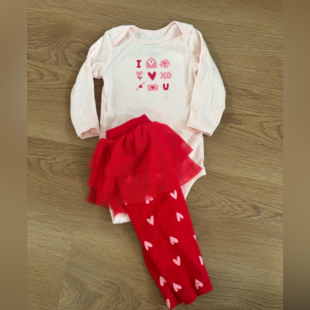 Carter's Pink and Red Kids Matching Set